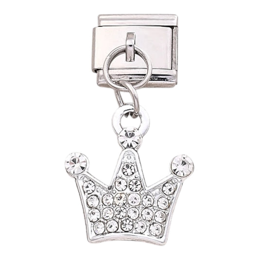 Charm Corona Plateada